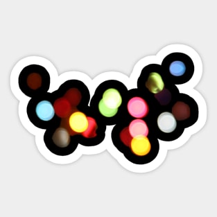 Blurred Lights Sticker